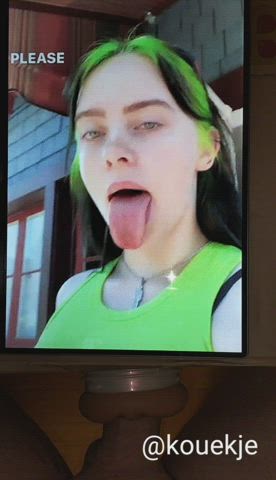 Billie eilish cum tribute with a Fleshlight (full video and all my tribute are on