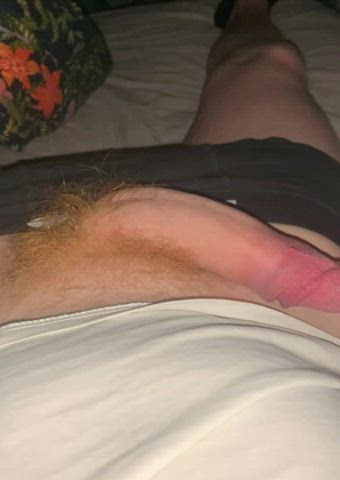 Redhead Masturbating Cock