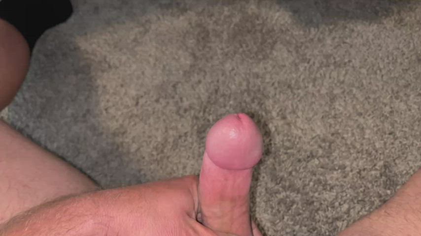 amateur cum cumshot edging jerk off male masturbation masturbating thick cock clip