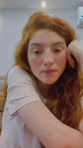18 Years Old Redhead White Girl clip