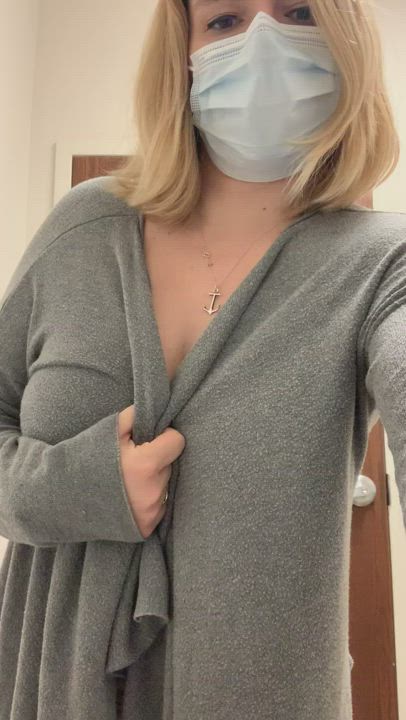 Ohh no I forgot my shirt in the break room [F]