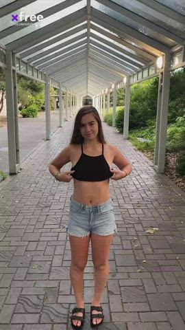 outdoor teen tits clip