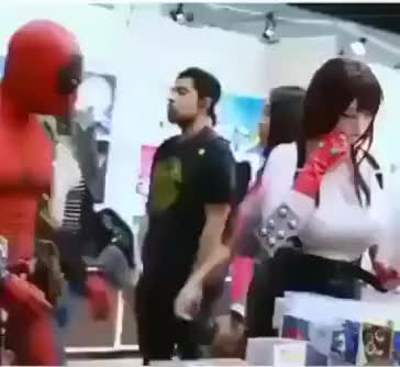 Even Deadpool loves bouncy