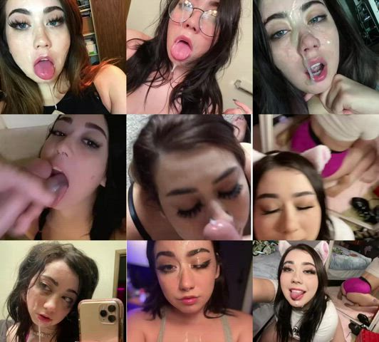 Cum Cum In Mouth Cumshot Facial Porn GIF by mirandamew