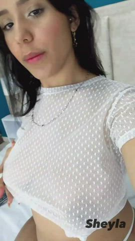 amateur big tits boobs homemade latina nsfw onlyfans petite clip