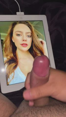 Finally did a cum trib for Danielle Rose Russell! Felt incredible to blast a load