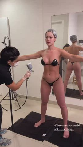 bikini body boobs brazilian brunette bubble butt celebrity hot falling devil tease
