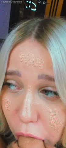 Blonde Cam Camgirl Oral Russian Sucking Webcam clip