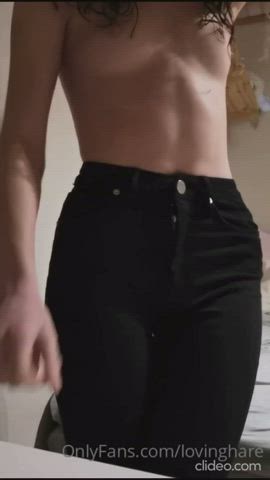 jeans pussy teen clip