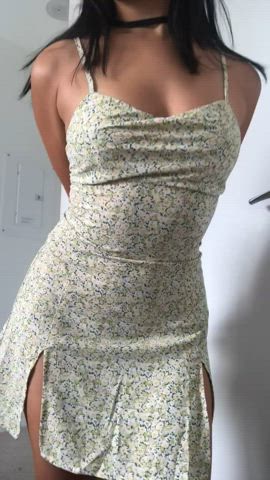 Sundress, no panties… only missing your cum between my legs