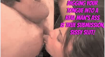 Ass Eating Caption Daddy Domination Humiliation Messy Rimjob Rimming Sissy Sloppy