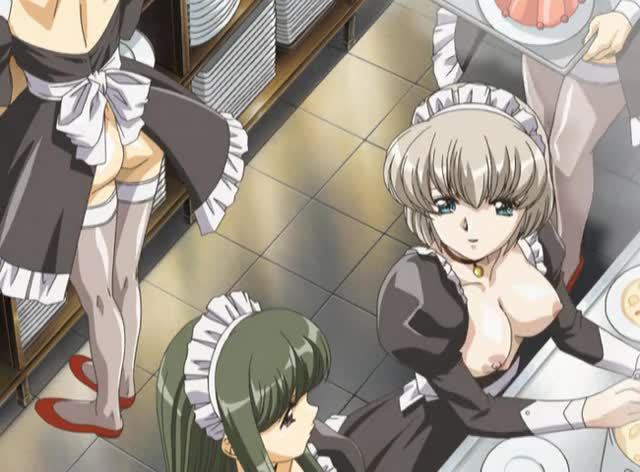Maids wearing crotchless outfits [Front Innocent]