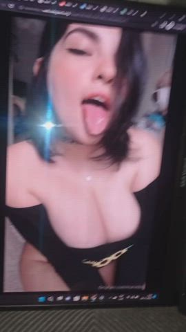 bwc cum cum on tits huge tits latina thick tits tribute clip