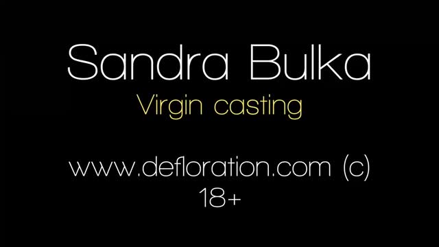 Sandra Bulka. 18 y.o beautiful real virgin girl from Russia will confirm her virginity