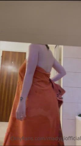 Ass OnlyFans Tease Towel clip
