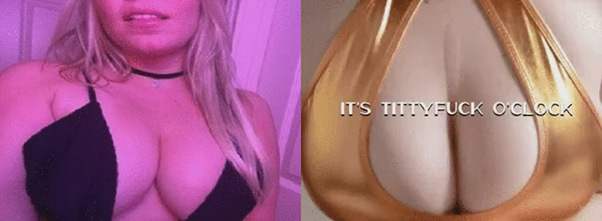 Big Tits Celebrity Curvy Titty Fuck clip