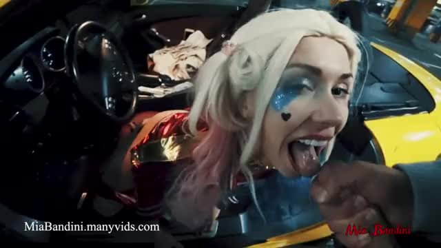 Public fuck with horny Harley Quinn. Halloween
