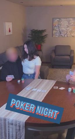 Your girlfriend sucks your best friend's dick because you lost at poker
