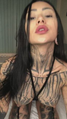 boobs lingerie tattoo latinas legal-teens clip