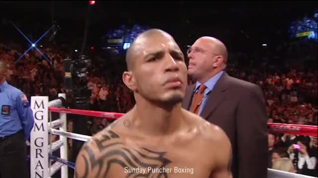 Miguel Cotto's damage progression over the course of his fight with Manny Pacquiao