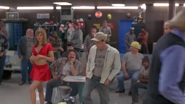 Vanessa Angel - Kingpin (1996) - in skimpy outfits trying to distract other bowlers,