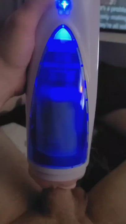The gorgeous masturbator cup is wrapped with a thick cock
