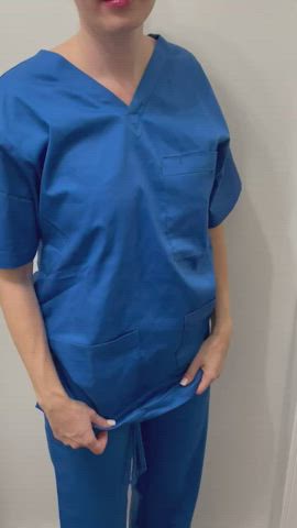 Ever want to see what’s under your doctor’s scrubs? (36f)