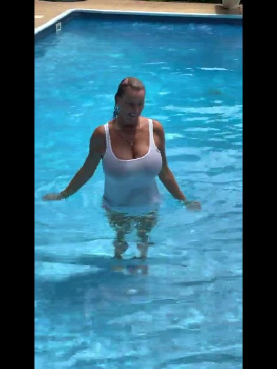 Pool Sheer Clothes Wet clip