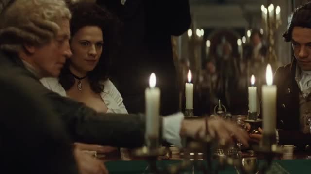 Hayley Atwell - The Duchess (2008) - lots of cleavage in frilly white dress