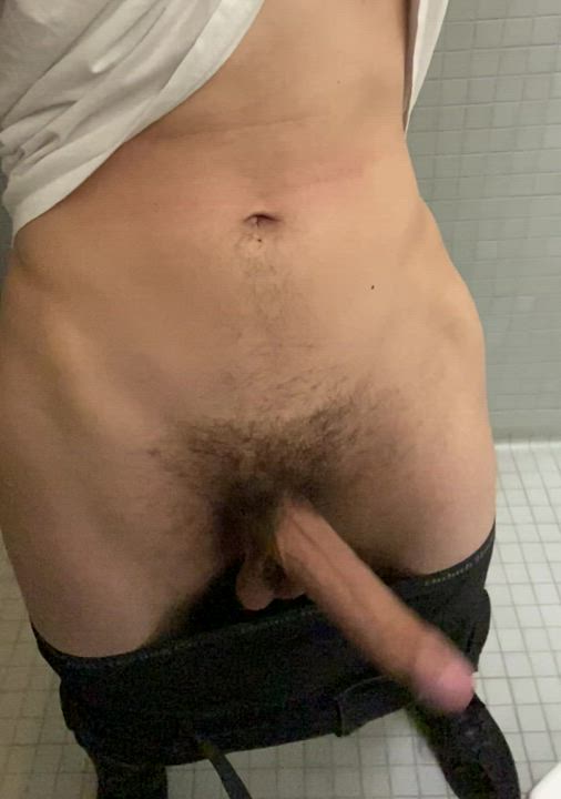 Swinging my heavy dick in your face