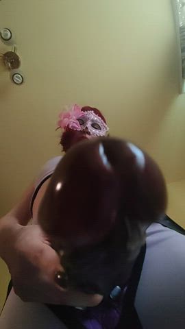 Be a good sissy and worship my cock until it's wet and ready to slide in
