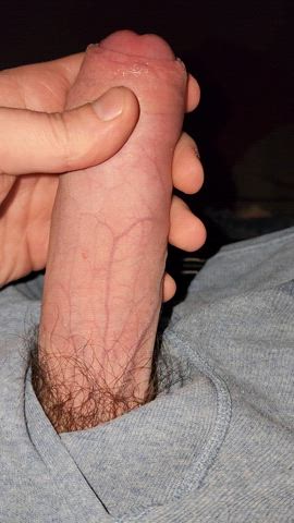 cock foreskin masturbating clip