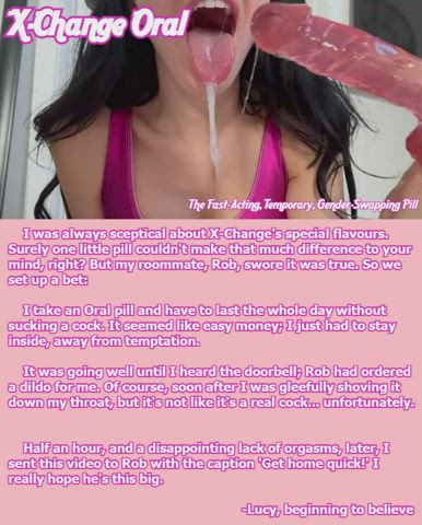 Lucy, beginning to believe Part 1/2 [Pink Oral][Bet Gone Wrong]