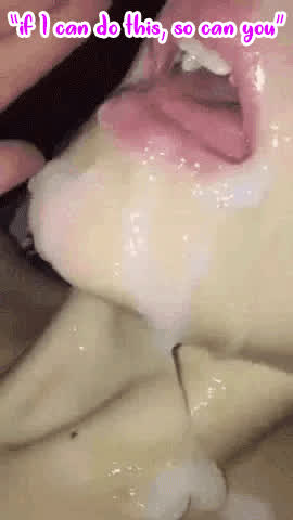 Shes soaked in your cum...
