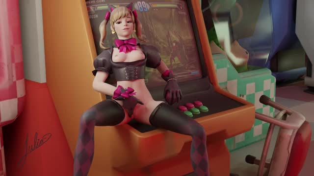Dva spends too much time at the local arcade