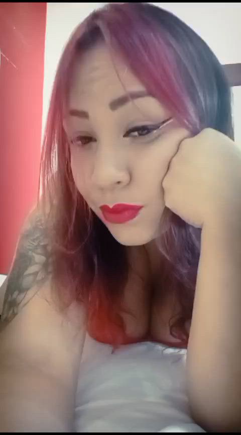 cam camgirl cute latina model saliva seduction sensual webcam clip