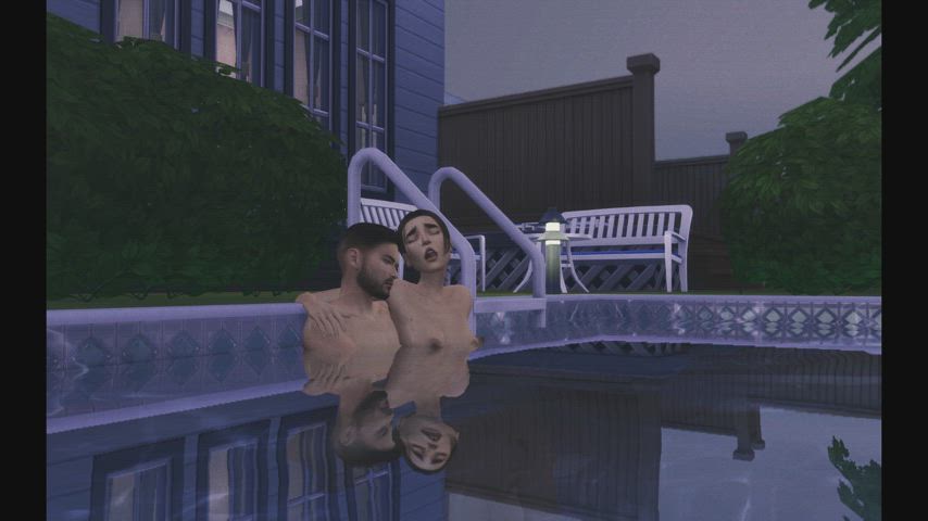 animation orgasm passionate swimming pool clip