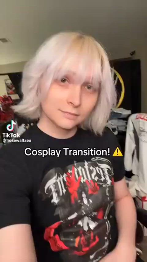 cosplay tiktok trans trans woman tik-tok clip