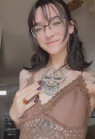 Sexy Tattooed Girl Tasty Shaved Pussy