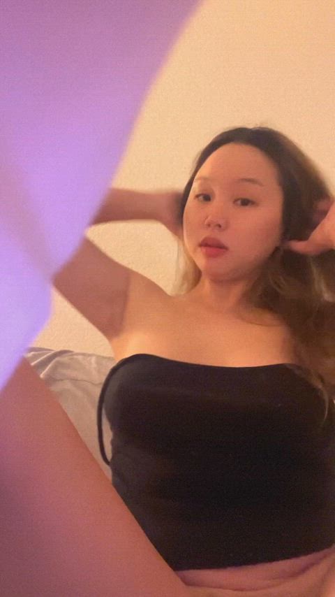 asian boobs cute korean masturbating pussy tits asian-pussy just-boobs clip