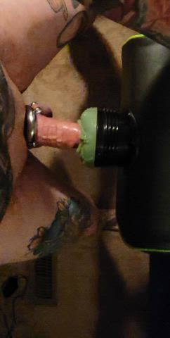 Got in a good session with my green frankenpussy flashlight