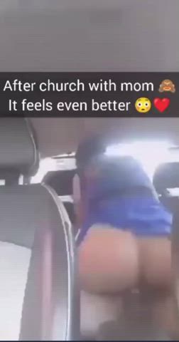 Sorry God but moms pussy is too good to pass