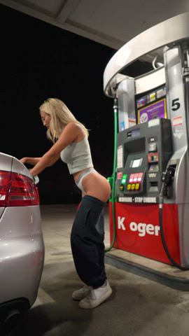 Hey guys! Who wants me to help pump their gas?