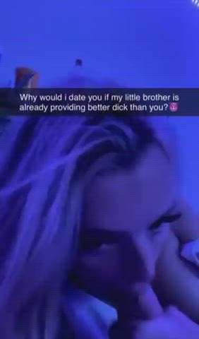 blowjob brother caption sister clip