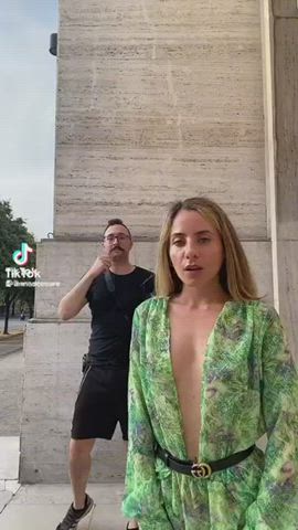 Nipslip Small Tits TikTok clip