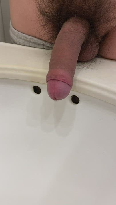 Being naughty and pissing in the sink ?