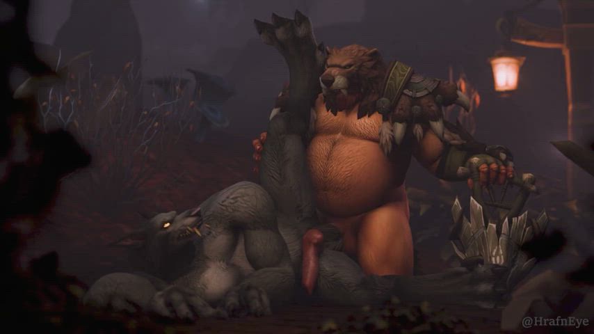 anal bear beard daddy furry gay werewolf belly love-not-warcraft monster-sex clip