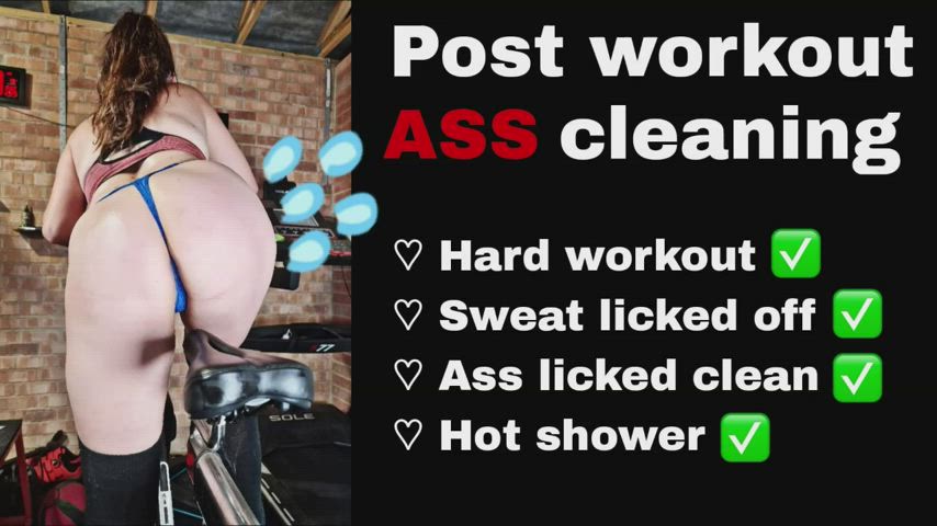 Femdom Servitude! The post workout cleaning routine I expect from Zero... New video