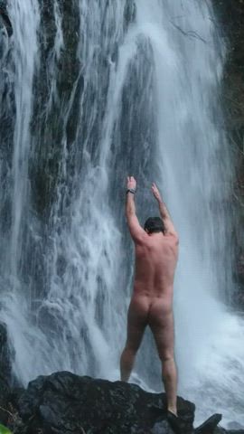 exhibitionist naked nude nudist nudity outdoor underwater clip
