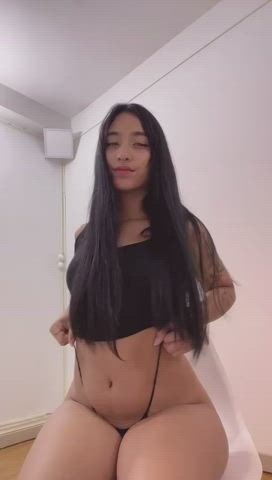 boobs brunette cute facial latina petite teen tits clip